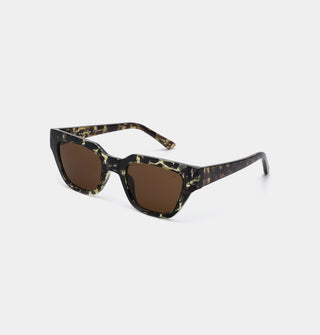 A. Kjærbede Sunglasses Black Yellow Tortoise Kaws - MMJs Fashion