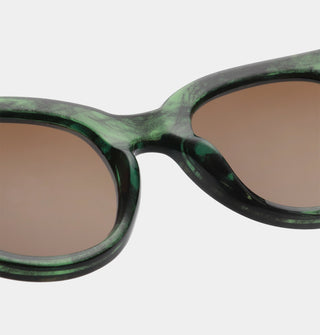 A. Kjærbede Sunglasses Green Marble Transparent Lilly - MMJs Fashion
