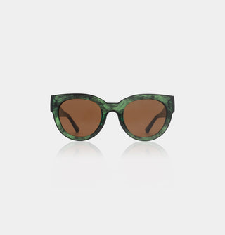 A. Kjærbede Sunglasses Green Marble Transparent Lilly - MMJs Fashion