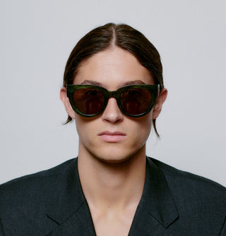 A. Kjærbede Sunglasses Green Marble Transparent Lilly - MMJs Fashion