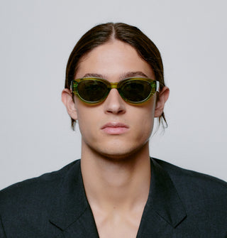 A. Kjærbede Sunglasses Light Olive Transparent Winnie - MMJs Fashion