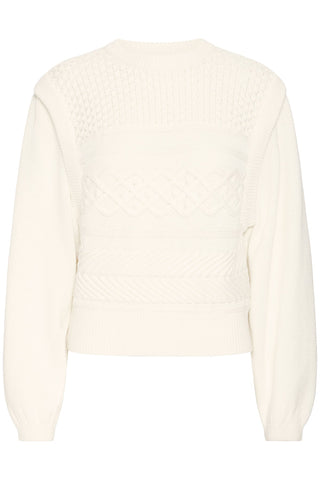 Atelier Rêve Cable Knit Jumper Ivory Irgabrielle - MMJs Fashion