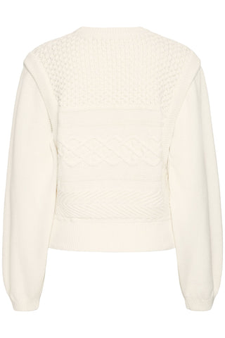 Atelier Rêve Cable Knit Jumper Ivory Irgabrielle - MMJs Fashion