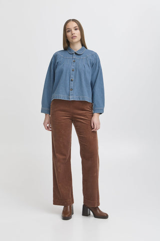 Atelier Rêve Denim Jacket Blue Irastrid - MMJs Fashion