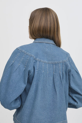 Atelier Rêve Denim Jacket Blue Irastrid - MMJs Fashion