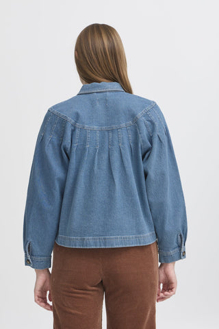Atelier Rêve Denim Jacket Blue Irastrid - MMJs Fashion