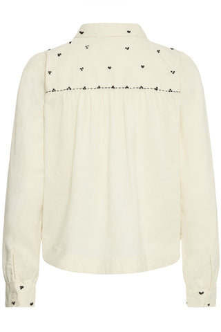 Atelier Rêve Embroidered Blouse Ivory Irswan - MMJs Fashion