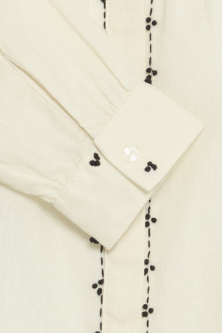 Atelier Rêve Embroidered Blouse Ivory Irswan - MMJs Fashion