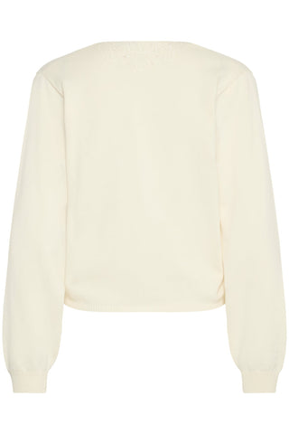 Atelier Rêve Embroidered Cardigan Ivory Irvive - MMJs Fashion