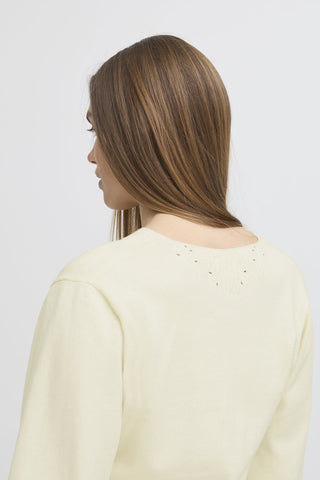 Atelier Rêve Embroidered Cardigan Ivory Irvive - MMJs Fashion