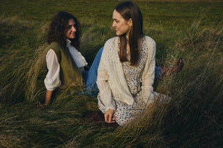 Atelier Rêve Knitted Waistcoat Green Irsilva - MMJs Fashion