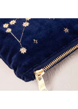 Elizabeth Scarlett Capricorn Everyday Pouch Navy Blue - MMJs Fashion