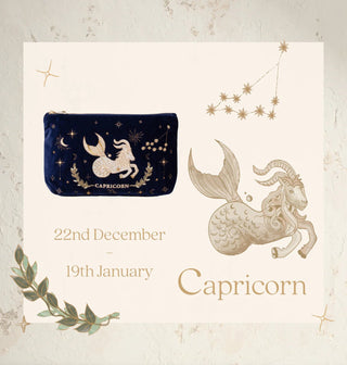 Elizabeth Scarlett Capricorn Everyday Pouch Navy Blue - MMJs Fashion