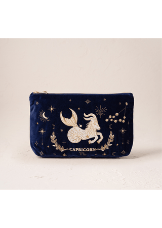Elizabeth Scarlett Capricorn Everyday Pouch Navy Blue - MMJs Fashion