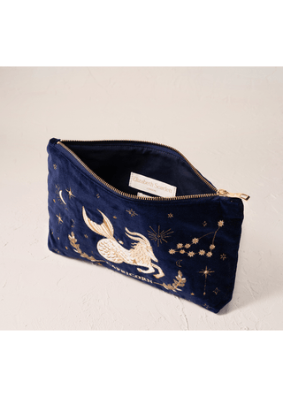 Elizabeth Scarlett Capricorn Everyday Pouch Navy Blue - MMJs Fashion