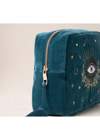 Elizabeth Scarlett Celestial Eye Wash Bag Rich Blue - MMJs Fashion