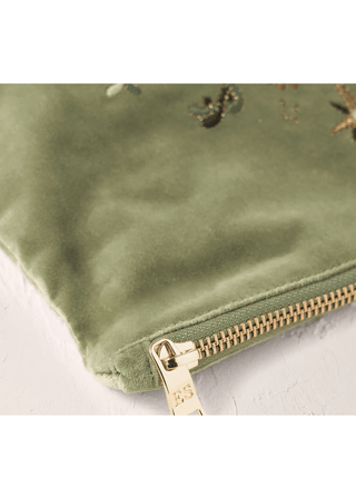 Elizabeth Scarlett Mystical Horse Everyday Pouch Olive - MMJs Fashion