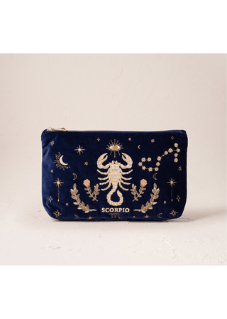 Elizabeth Scarlett Scorpio Everyday Pouch Navy Blue - MMJs Fashion