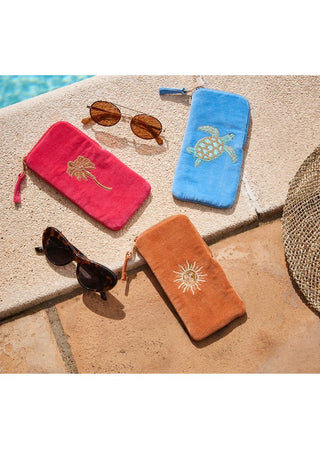 Elizabeth Scarlett Sun Goddess Glasses Case Rust Orange - MMJs Fashion