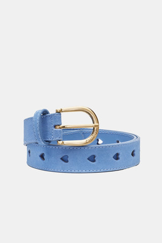 Fabienne Chapot Blue Cut Out Heart Belt - MMJs Fashion