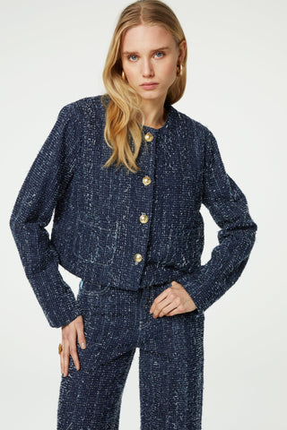Fabienne Chapot Denim Jacket Blue Davis - MMJs Fashion