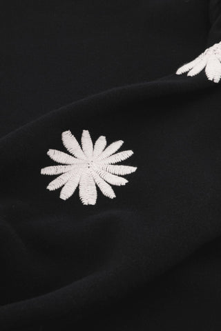 Fabienne Chapot Embroidered Jumper Black Biba - MMJs Fashion