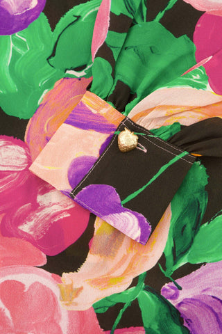 Fabienne Chapot Fruit Punch Print Blouse Pink Green Anouk - MMJs Fashion
