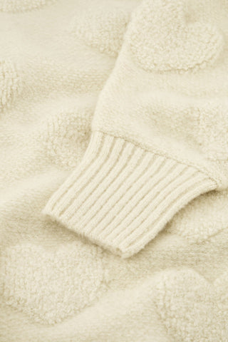 Fabienne Chapot Heart Jumper Ivory Bibian - MMJs Fashion