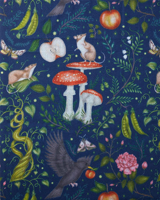 Fable England Catherine Rowe Into The Woods Scarf Blue - MMJs Fashion