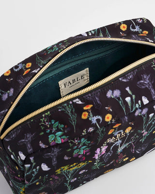 Fable England Wilderness Cosmetics Bag Black - MMJs Fashion