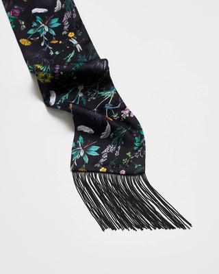 Fable England Wilderness Silky Scarf Black - MMJs Fashion