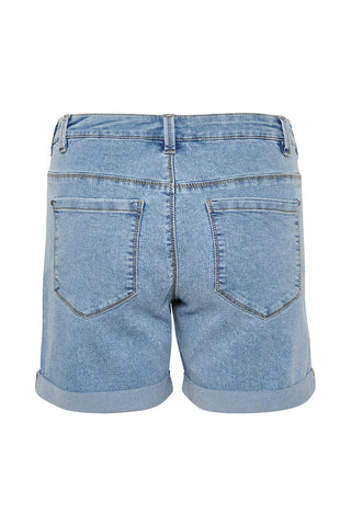 Kaffe Denim Shorts Light Blue Wash Vicky - MMJs Fashion