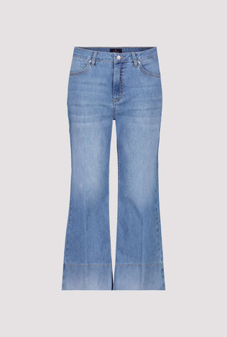 Monari Blue Bootcut Jeans 3/4 Length - MMJs Fashion
