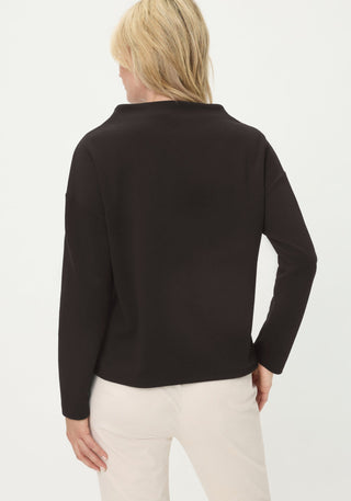 Olsen Funnel Neck Sweatshirt Black - MMJs Fashion
