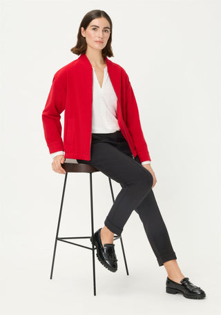 Olsen Pull - On Trousers Black Lisa Straight - MMJs Fashion