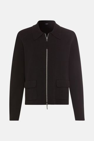 Olsen Zipped Cardigan Black - MMJs Fashion