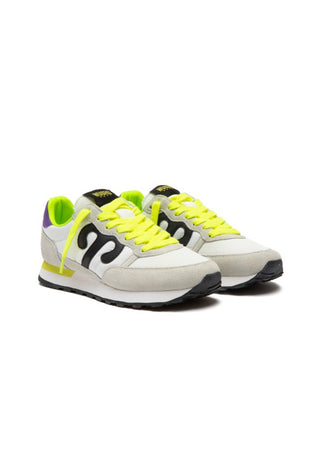 Wushu Ruyi Yellow Beige White Trainers Club 34 - MMJs Fashion