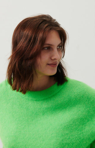 American Vintage Jumper in Neon Green Vitow - MMJs Fashion