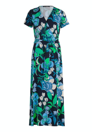 Betty Barclay Floral Maxi Dress Blue Green - MMJs Fashion