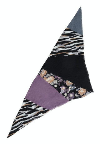 Betty Barclay Scarf Black Grey Purple - MMJs Fashion