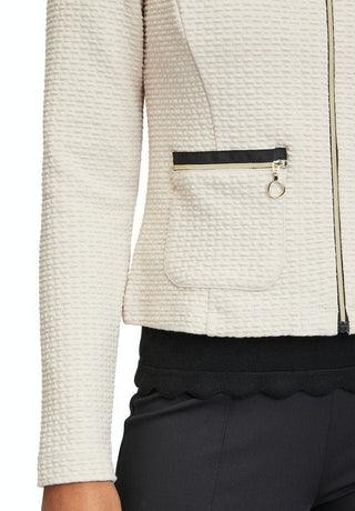 Betty Barclay Sweatshirt Jacket Light Beige - MMJs Fashion