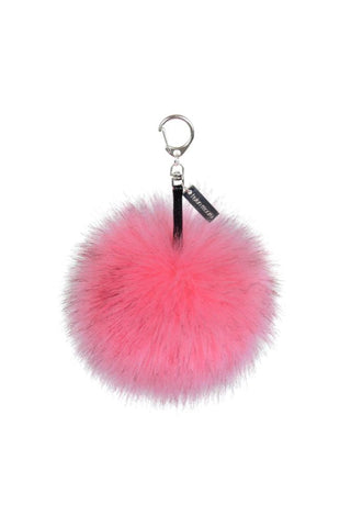 Helen Moore Keyring Bag Charm in Bubblegum Pink Faux Fur - MMJs Fashion