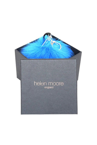 Helen Moore Keyring Bag Charm in Orange Faux Fur - MMJs Fashion