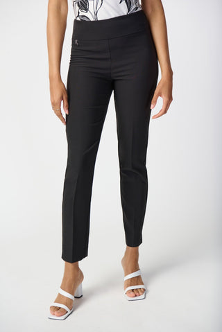 Joseph Ribkoff Slim Fit Pull-On Trousers in Black - MMJs Fashion