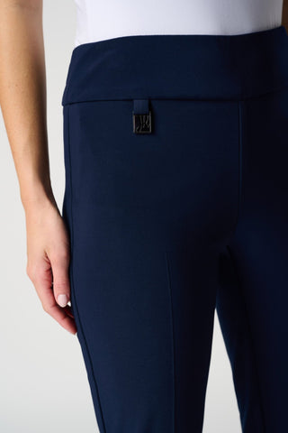 Joseph Ribkoff Slim Leg Trousers Navy Blue - MMJs Fashion
