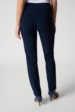 Joseph Ribkoff Slim Leg Trousers Navy Blue - MMJs Fashion