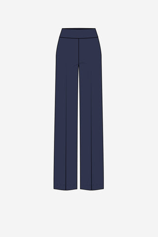 Joseph Ribkoff Trousers Blue Boot Cut - MMJs Fashion