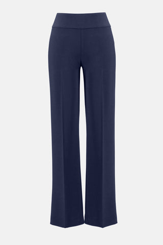 Joseph Ribkoff Wide Leg Trousers Navy Blue - MMJs Fashion