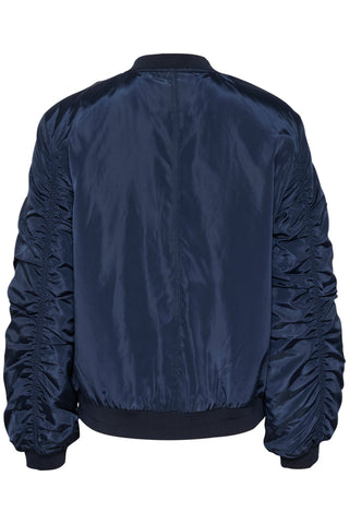 Kaffe Blue Bomber Zip Jacket KAjulia - MMJs Fashion
