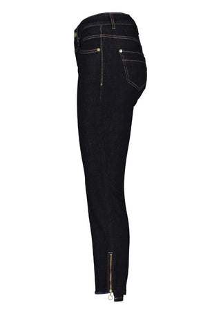 MAC Jeans Dark Blue Rich Slim Zip Details - MMJs Fashion
